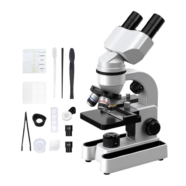 Microscopio para Niños Kit de Ciencia Juguete Educativo Infantil Experimentos Interactivos Aprendizaje Materiales Resistentes Adecuado para Enseñanza