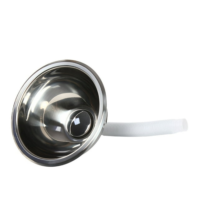 Boat RV Caravan Stainless Steel Hand Wash Basin Sink Round ,Easy Operate