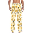 thumbnail image 5 of Lions Pineapples Mens Pajama Pants Cotton Elastic Waistband Lounge Sleep Pajama Bottoms Pj with Pocket, 5 of 7