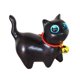 thumbnail image 5 of Mini Estatuilla de Gato, Estatua de Gato de Madera Artesanal, Escultura de Gato Decorativa Encantadora, Figura de Gato en Miniatura para Estantes, Gab, 5 of 9