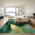 thumbnail image 3 of ODIKA 2'x3' Machine Washable Non-Slip Area Rug, Abstract Dark Green High Traffic Rug, Green, 1068859, 3 of 7