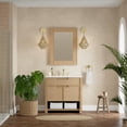 thumbnail image 3 of James Martin Vanities D225-V36-SSO-3WZ Solene 36" Free Standing Single Basin Poplar Wood, 3 of 7