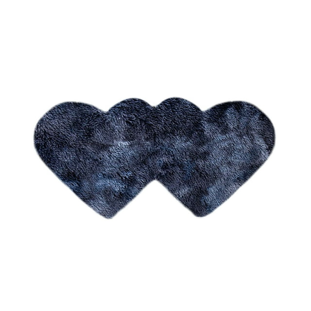 Living Room Decor,Valentine's Day Decorations Fluffy Heart Shaped Rug for Bedroom and Home Featuring Washable and Non Slip Floor Mat with Soft Texture for Seasonal Decor and Comfort