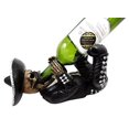 thumbnail image 3 of Traditional Day of The Dead Skeleton Mariachi Wine Holder Figurine 11.25" Long, 3 of 10