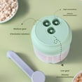 thumbnail image 4 of Manual Food Processor Vegetable Chopper, Mini Garlic Chopper Portable Handcrank Garlic Grinder Masher Onion Chopper, Manual Food Chopper Vegetable Cutter for Veggies, Ginger, Fruits, Nuts, Herbs, 4 of 8