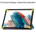 thumbnail image 4 of For Samsung Galaxy Tab A9+ Trifold Stand Tablet Case Pu Leather Pattern Printing Smart Protective Cover, 4 of 5