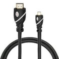 thumbnail image 5 of Jumbl High-Speed HDMI to Micro HDMI (Type D) Cable (3Feet) for Connecting Smartphones & Camcorders to a TV, Supports 3D & 4K Resolution, Ethernet, 1080P and Audio Return - White by Jumbl, 5 of 5