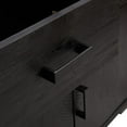 thumbnail image 5 of vidaXL Sideboard Black 110x35x70 cm Solid Pinewood, 5 of 5