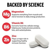 Force Factor Zinc Magnesium Aspartate, ZMA Zinc Magnesium Supplement for Testosterone, Muscle Recovery, Performance & Sleep, 60 Tablets