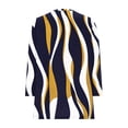 thumbnail image 7 of Women's Casual 3/4 Sleeve Printed Round Neck Loose Fit T-Shirt Top for Everyday Wear, 7 of 7