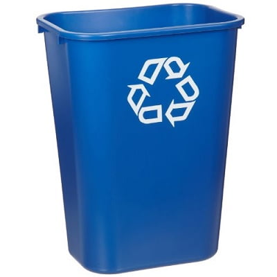 Panier-recycleur 15,25 X 11 X 19,9 H Bleu