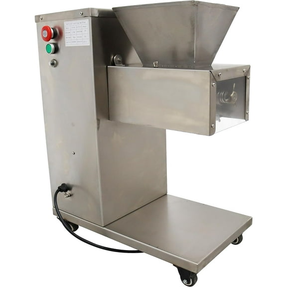 Commercial Steak Pork Slicer Meat Cutting Machine with 6mm Blade 400KG/H Stainless Steel