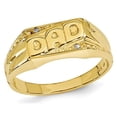 thumbnail image 1 of 14K Yellow Gold Polished Mens DAD Ring, 1 of 2