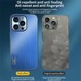 thumbnail image 4 of ELEHOLD for iPhone 14 Pro Max Case,Luxury Metallic Brushed Design Soft TPU Bumper Raised Edge Protection Anti-Scratch Shockproof Non-Slip Protective Case for iPhone 14 Pro Max,Blue, 4 of 6