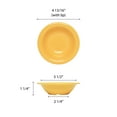 thumbnail image 2 of Excellante Color Yellow Melamine Dinnerware Collection 4.75 Inch Salad Bowl - 4 oz., Comes In Dozen, 2 of 3