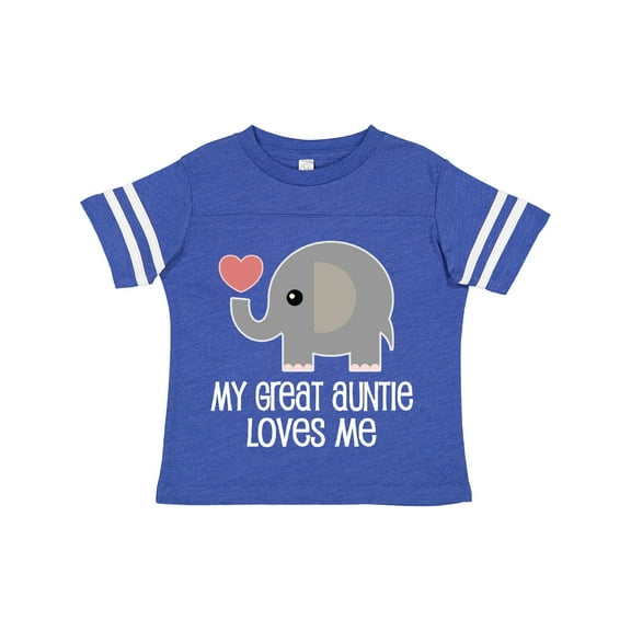 Inktastic Great Auntie Loves Me Elephant Boys or Girls Toddler T-Shirt