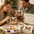 thumbnail image 3 of Cottage Garden Mosaic DIY Kit, DIY Flowers Glass Mosaic Craft Kit for Adults & Beginners, Handmade Glass Mosaic Craft Kit, Garden Art, Handmade Home Decor, Handcraft Gift for Women（Butterfly）, 3 of 6
