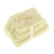 thumbnail image 1 of Juego de toallas de baño en miniatura para casa de muñecas a escala 1:12, diseño de microproyectos de bricolaje, cara Amarillo, 1 of 9