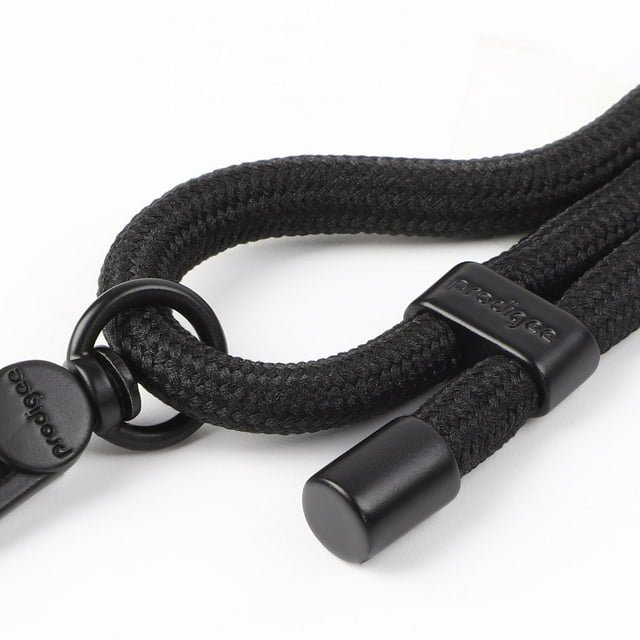Correa cruzada ajustable Prodigee de poliéster negro STP-GO-BLK-GLD