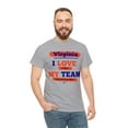 thumbnail image 4 of DJH Apparel | Virginia: I LOVE MY TEAM Sports  Athletic Unisex T-shirt, 4 of 7