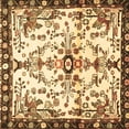 thumbnail image 1 of Ahgly Company Machine Washable Indoor Square Animal Brown Traditional Area Rugs, 3' Square, 1 of 4