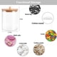 thumbnail image 5 of Soporte acrílico dispensador tarros de baño con tapas almohadilla de algodón soporte redondo para accesorios de baño organizador de almacenamiento, 5 of 8