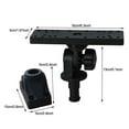 thumbnail image 2 of 360 Degree Rotatable Yachts Fish Finder Bracket Mounting Base Black Profession, 2 of 6