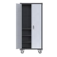 thumbnail image 6 of Supeer Metal Rolling Storage Cabinet with Multi Use Pegboard, Large Steel Utility Toolchest with Adjustable Shelves & Locking Doors - Garage Cabinets for Tool Storage,Assemble Required (Handle), 6 of 7