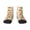 1 Black, variant on Squirrel With Colorful Tail Pattern Quarter Crew Socks,Toe Seamed Ankle Socks,Cotton Cushioned Breathable Athletic Crew Sports Socks