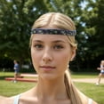 thumbnail image 2 of Unique Bargains 1 Pc Perspiration-Wicking Headband for Yoga Gray Green, 2 of 6