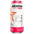thumbnail image 2 of Rockstar Pure Zero Sugar Free Energy Drink Strawberry Peach 16 fl oz Can, 2 of 7