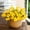 Yellow, variant on Artificial Silk Flowers, Hibiscus, 7-Head Bouquet for Home Wedding Decor, 1-Pack