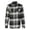 Black / Grey, variant on - Women's Yarn-Dyed Long Sleeve Flannel Shirt - 5210