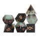 thumbnail image 2 of Juego de 7 dados de resina con bordes incisivos y números de múltiples caras para juegos de escritorio infantiles., 2 of 14