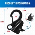 thumbnail image 2 of Boat Fender Clips, Boat Fender Quick Release Clip Stainless Steel Boat Bumper Clips Clamp on 3/8" - 5/8" Rope for Fastening Fender Lines, 2 of 7