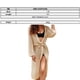 thumbnail image 3 of Traje de baño de bikini de playa de punto largo sexy para mujer Adepaton BST3001614-2, 3 of 6