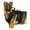 Black-S, variant on Reflective Escape-Proof Dog Harness with Padded Chest Strap, Adjustable Fit for M/L Breeds Outdoor Training Walking