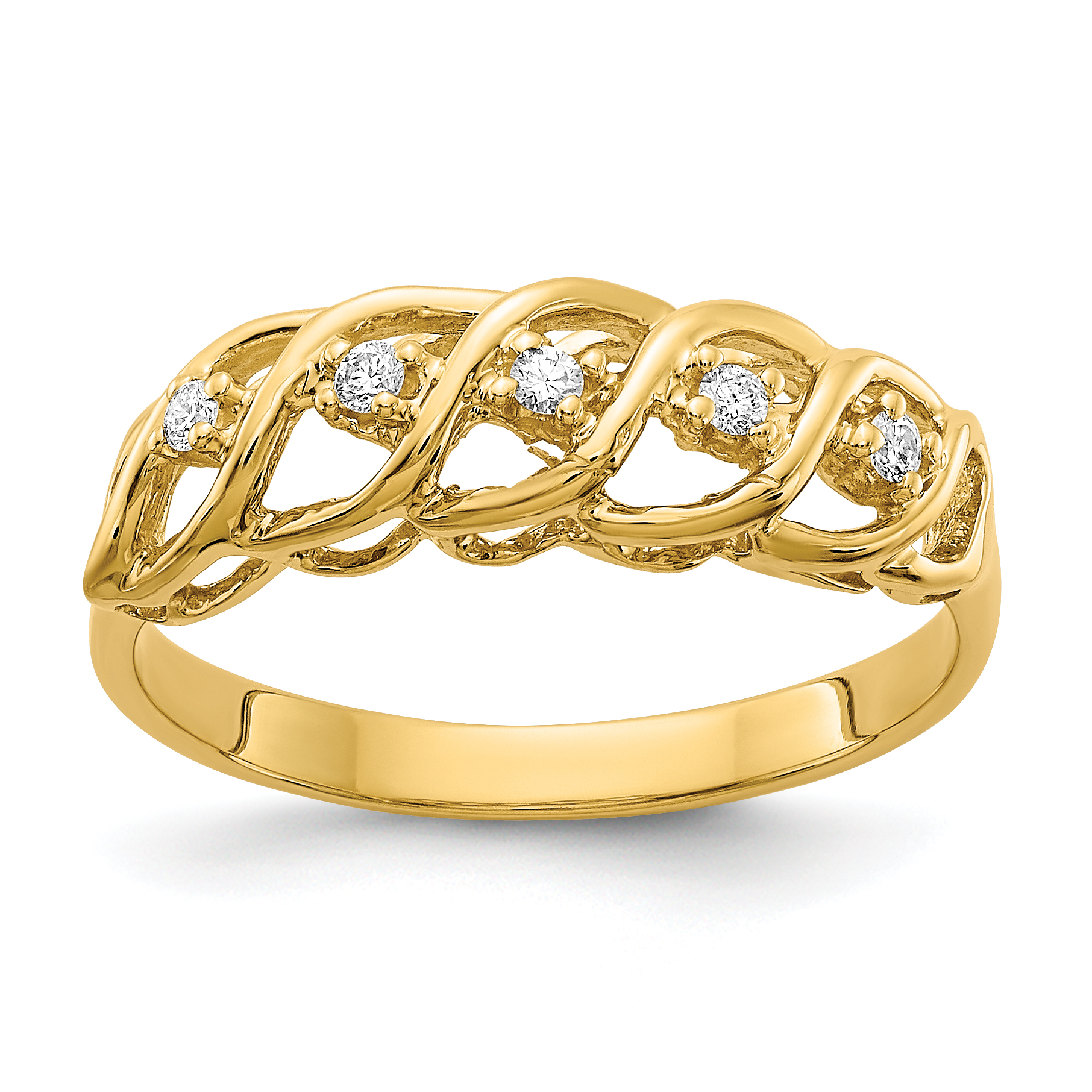 14k AAA Diamond ring
