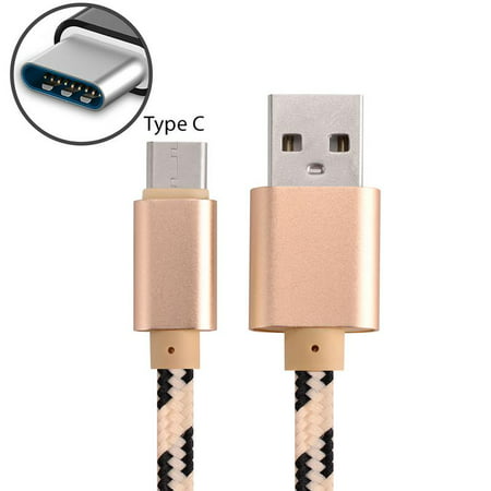 Arris-Sales 3FT USB Type C Cable Fast Charging USB-C Type-C 3.1 Nylon Braided Data Sync Charger Cord For Samsung Galaxy S8 + S9 Plus Note 8 Note 9 Nexus 5X 6P LG G7 V30 Google Pixel One Plus (Best Rom For Nexus One)