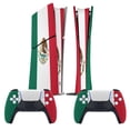 thumbnail image 2 of Flag of Mexico PS5/PS5 Pro/PS5 Slim Digital Disc Skin Sticker For Console And Controller Skins, 2 of 7