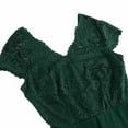 thumbnail image 7 of Women's V Neck Sleeveless Lace Bridesmaid Dress A-Line Formal Wedding Evening Party Gowns, 7 of 7