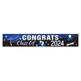 thumbnail image 1 of Graduation Season Banner Banner Blue and Black Color Scheme Graduation Scene Decoration Hanging Cloth Party Decoration Props, 1 of 4