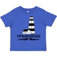 thumbnail image 3 of Inktastic I Love Lighthouses Girls Toddler T-Shirt, 3 of 5