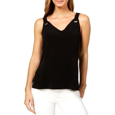 Nine West Mini - Nine West Womens V-Back Grommet Tank Top