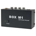 thumbnail image 2 of Box M1 Phono Preamplificador Amplificador Adaptador de audio portátil fácil de usar Preamplificador de fonógrafo compacto para platos giratorios, 2 of 8