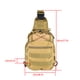thumbnail image 5 of Mochila duradera para viajes, senderismo y aventuras al aire libre, bolsa táctica militar de color caqui de 20 l, 5 of 8