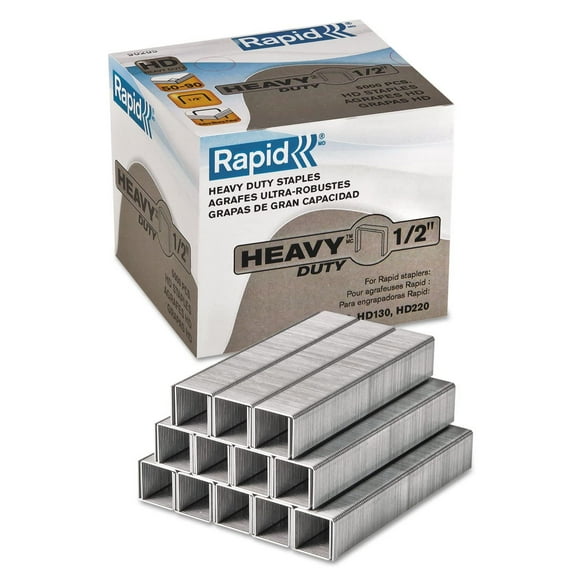 Rapid Heavy-Duty Staples, 5000/Box