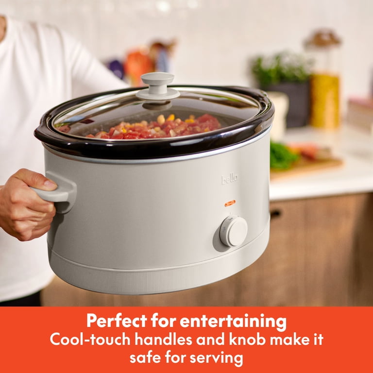 Bella 6-Qt Manual Slow Cooker with Ceramic Nonstick Coating photo 6