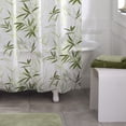 Maytex Zen Garden PEVA Shower Curtain, Waterproof, 70" x 72", Green and
