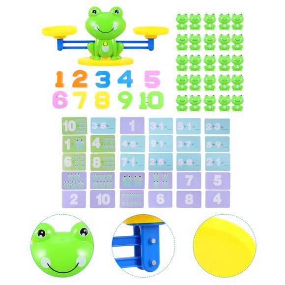 OULII 1 Set Frogs Educational Balance Seesaw Toys for Math Learning and Education in Seesaw Shape